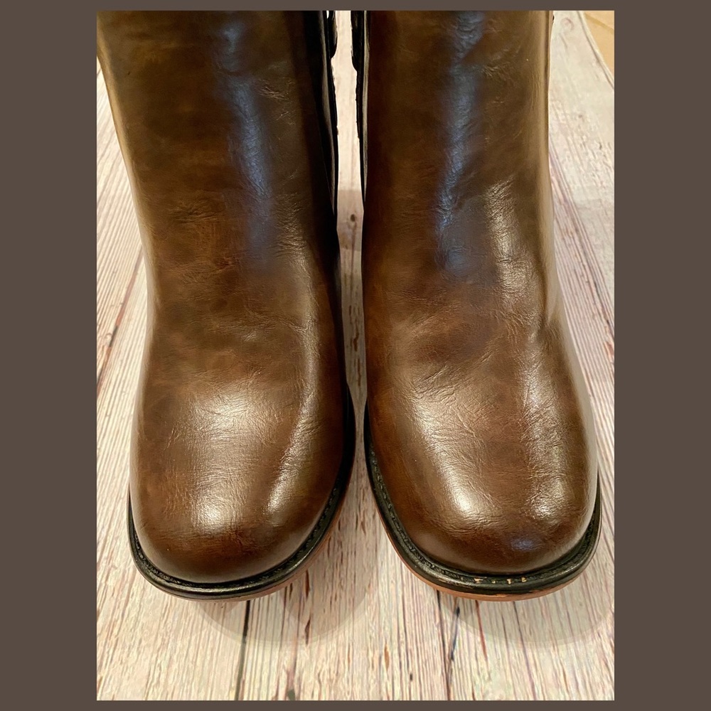 Pierre Dumas Leopard & Vegan Leather Booties - Picture 4 of 6